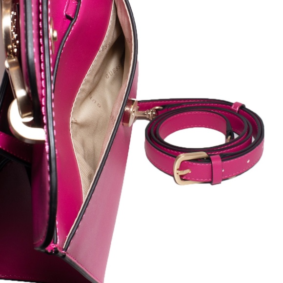 GUESS Hensely Mini Crossbody Satchel in - Picture 9 of 14